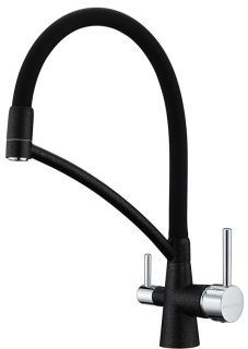 Смеситель для кухни Paulmark Siegen Si213111-308 чёрный